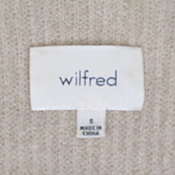 Wilfred Aritzia V Neck Chunky Tunic Sweater Small - Picture 6 of 6